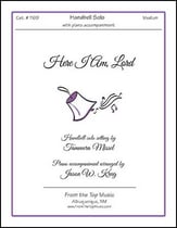 Here I Am, Lord Handbell sheet music cover